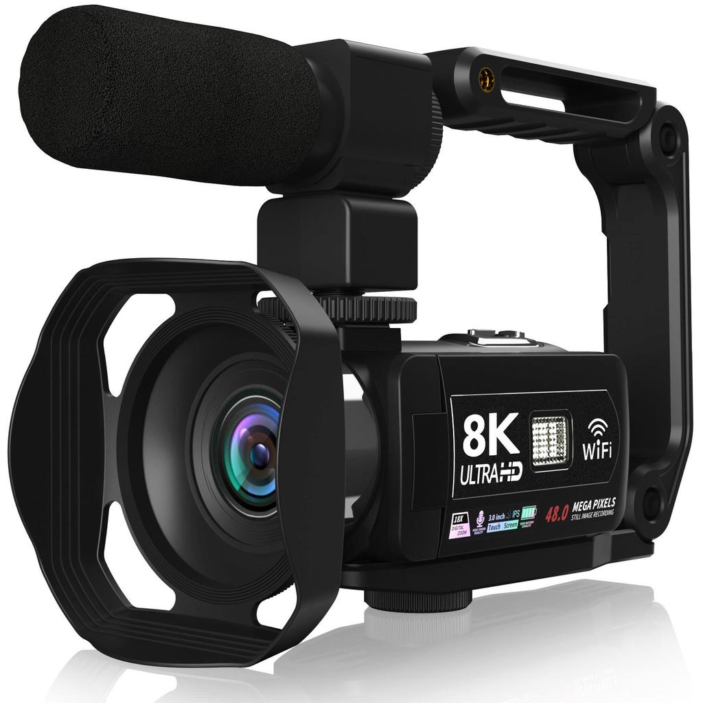 8K WiFi HD Сенсорная видеокамера для Автоматической Записи, Путешествий, Свадеб и Влогов