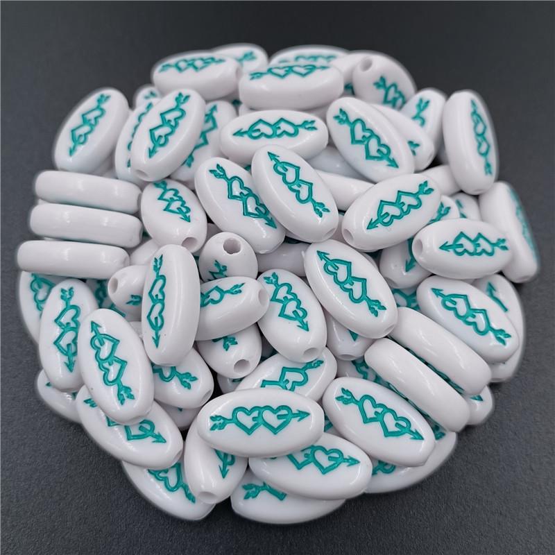 10 шт. эллиптические плоские бусины-разделители с алфавитом «сделай сам» для изготовления ювелирных изделий, ожерелья, браслета