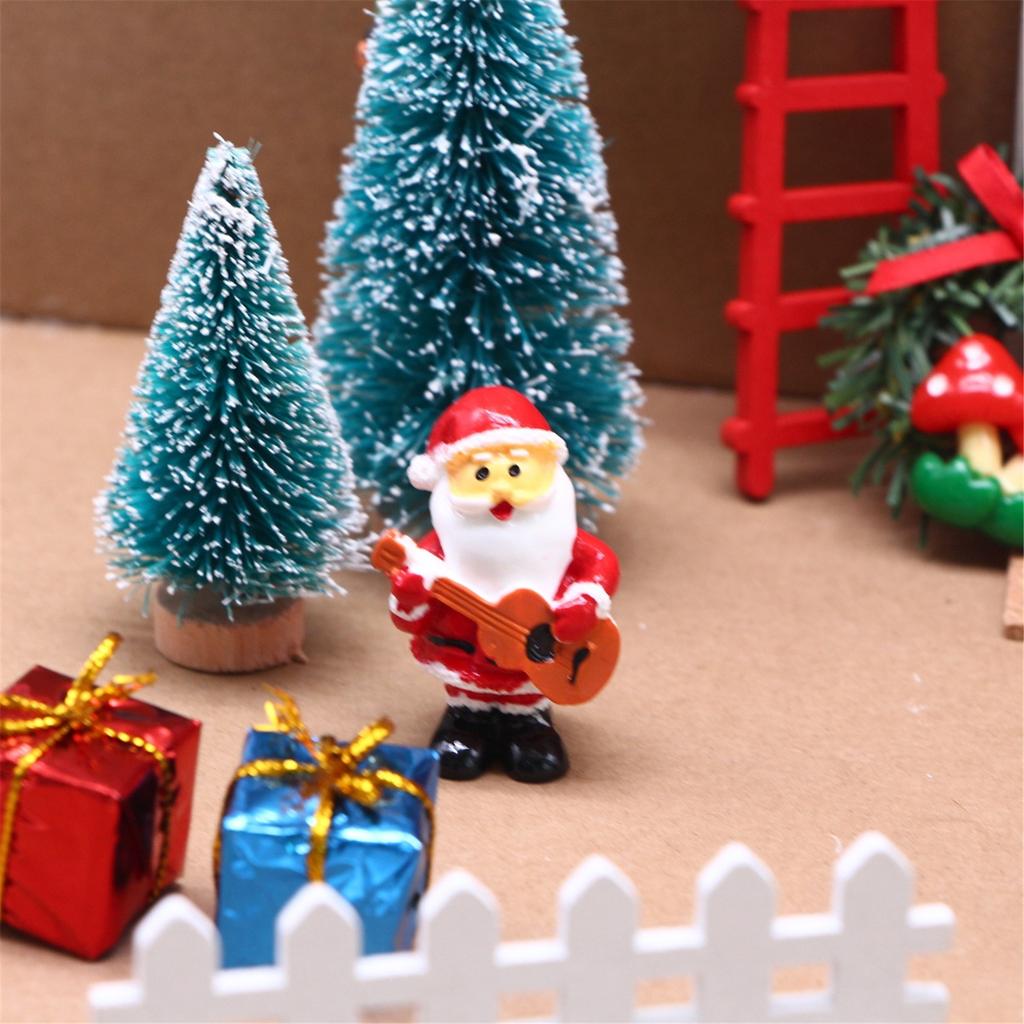 Миниатюрный набор эльфийских дверей и гномов для кукольных домиков, рождественской деревни, смоляные поделки, настольный декор