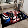 Liberty Statue With American Flag Area Rug Office rug, Chair Rug, Decor Carpet Livingroom bedroom Mat, Large Size Fan gifts Christmas gifts