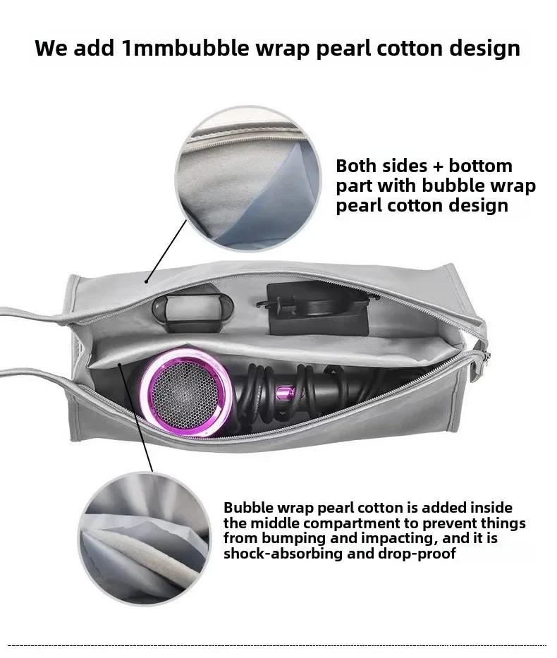 Дорожная сумка-кейс для стайлера Dyson Airwrap / Shark Flexstyle, портативный чехол для фена Dyson Supersonic, пылезащитные сумки