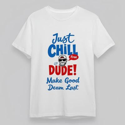 Женская мода больших размеров Тренд Классическая футболка Солнцезащитные очки Мужчина Чилл Графическая футболка