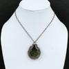 Moldavite Copper Pendant Copper Wire Wrapped Pendants Gemstone Pendant For Gift Wire Wrap Jewelry Handmade Pendant Moldavite Copper Jewelry