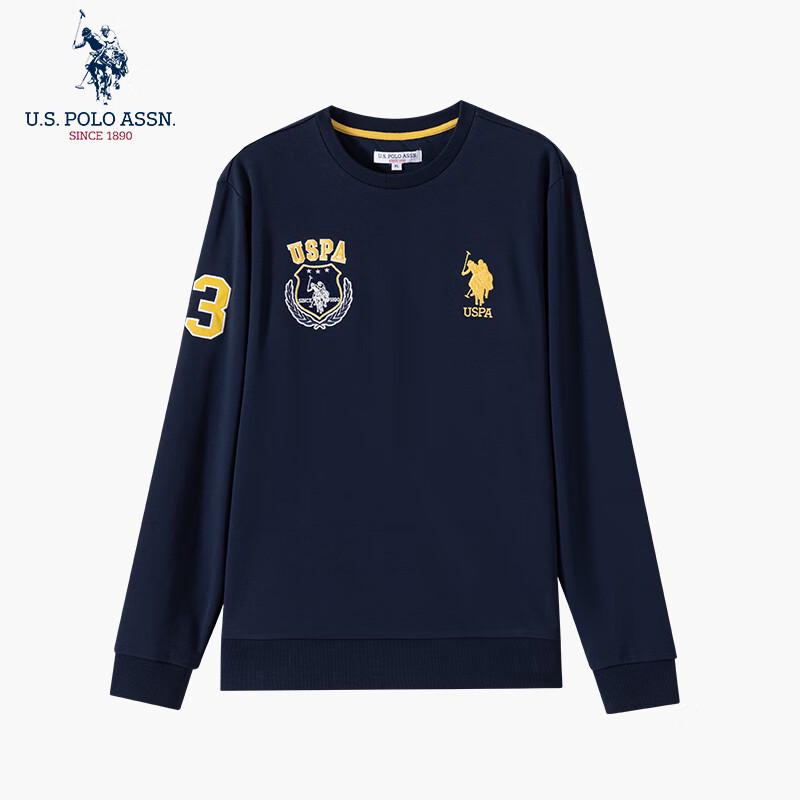 U.S. Polo Assn. Мужской повседневный свитшот с круглым вырезом