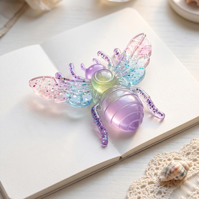 Translucent Silicone Craft Mold for Resin Casting, Easy Release Insect and Sea Animal Designs for Decorative DIY Making