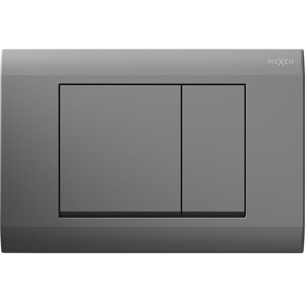 Клавиша смыва Mexen Fenix 01 Gun Gray 600166