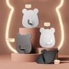 Punch-free Stainless Steel Hook Cyber-famous Cartoon Bear Household Kitchen Storage Hook Bathroom Door Rear Coat Hook