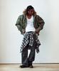 Thevinylhouse Fur Hooded Ma-1 Jacket Khaki