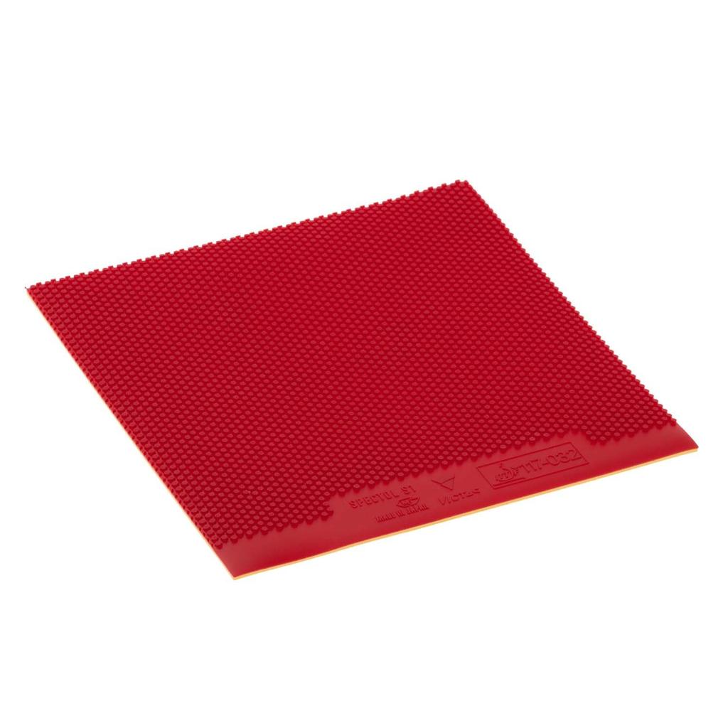 VICTAS Spectrum S1 Table Tennis 210010 Rubber, Standard, Red, 1.6mm,
