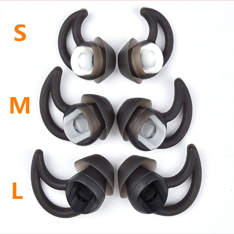 Earphones Silicone Case For BOSE IE2 QC30 Soundsport Covers Earbuds In-Ear Ear Pads Caps Eartips Earplugs Cushion 3pairs