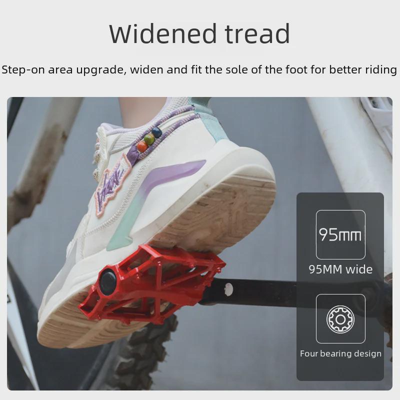 Electric Bicycle Aluminum Alloy Quick-Release Pedals for Mountain and Road Bikes, Universal for Children