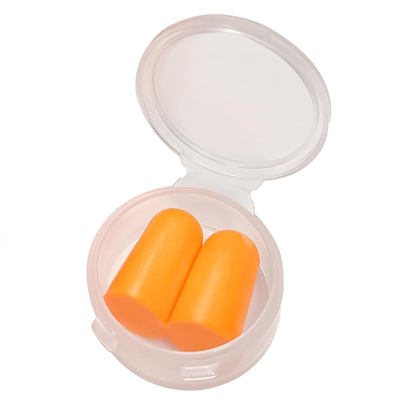 Ear Plugs Comes with Carrying Case Antibacterial Soft Type 60 Pairs (120 Pieces) Large Capacity for Sleeping Noise Countermeasures