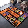 Halloween Spooky Witch Pumpkin Carpet for Living Room Sofa Table Large Area Rugs Door Mat Anti-Slip Rug Bedside Foot Pad
