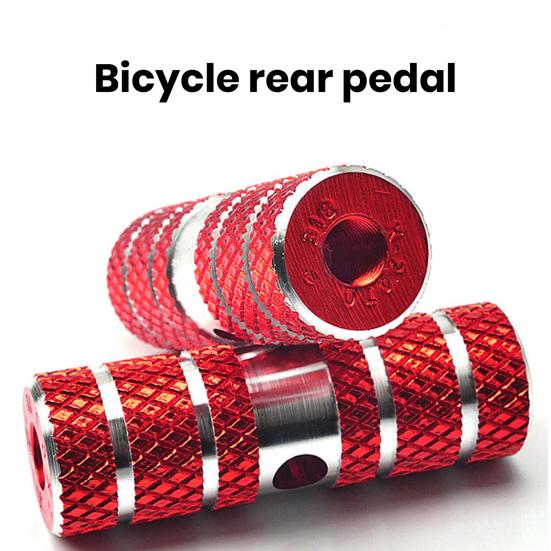 2Pcs Aluminum Alloy Bike Pegs Foot Pedals Backseat Stands Foot Rest Anti-Slip Stunt