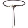 Women Knotted Skinny PU Leather Waist Belt Gold Buckle for Dresses | Thin Rope Belts, Cowgirl Belt, Leather Wrap Belt for Women, Fit Waist 28"-40"