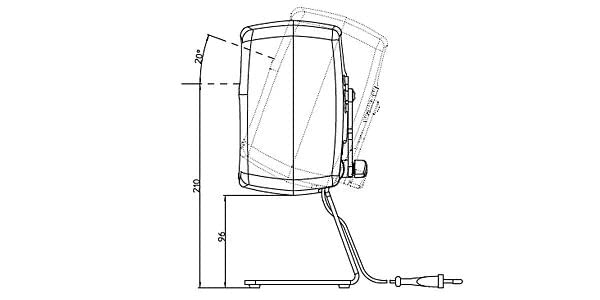 K&M 23271B Стойка для студийного монитора для Genelec 8010-320B (Официальный японский продукт)