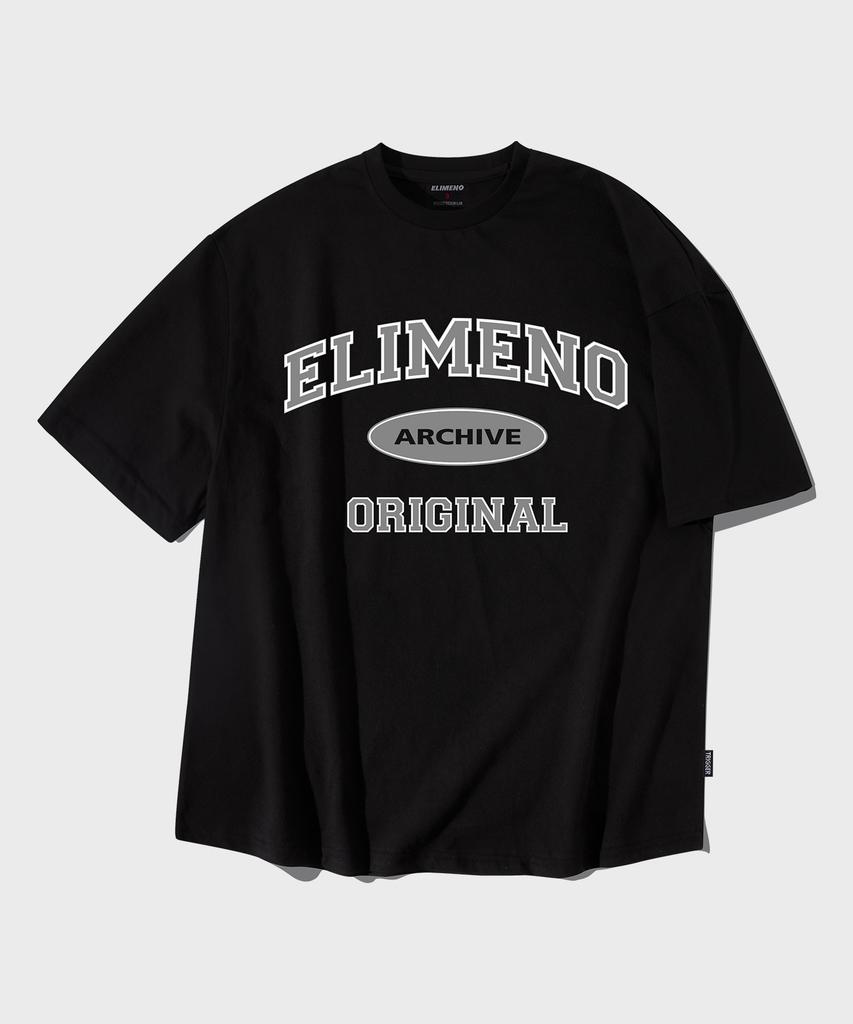 ELIMENO El Original Oversized Short Sleeve T-Shirt Black