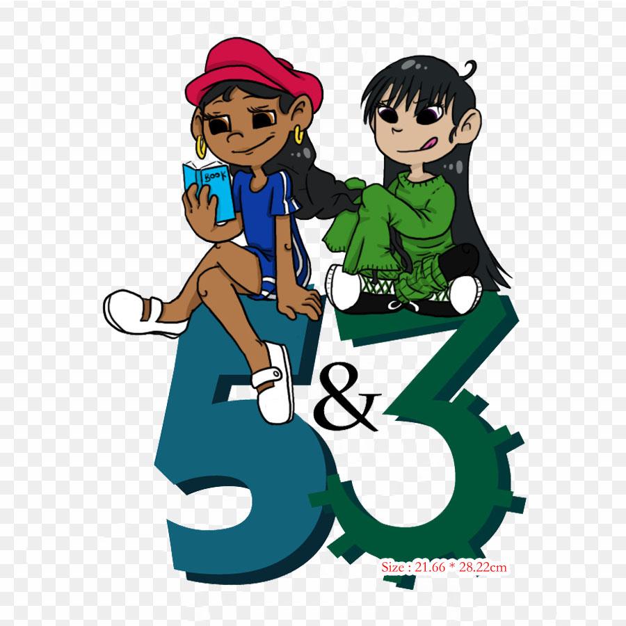 Персонажи мультфильмов Ригби Мордехай, термопереносная печать, виниловые нашивки, наклейки для одежды, аппликации «сделай сам», моющиеся нашивки