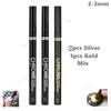 3/2/1pcs  Mirror Marker Pen 2mm DIY Reflective Paint Pens Mirror Markers Chrome Gold SILVER Marker Car Styling Art Craftwor
