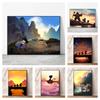 Canvas Art Painting Dragon Ball Wukong Gift Prints and Prints Wall Stickers Decorative Poster Toys