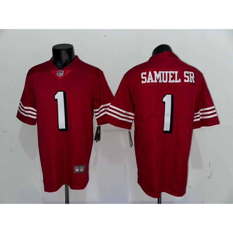 2026 NFL Short Sleeve Jersey San Francisco 49ers Embroidered Football