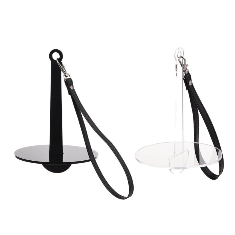 String Dispenser Holder Acrylic Detachable Leather Wrist Yarn Holder Reusable Yarn Minder for Home Lightweight Yarn Ball