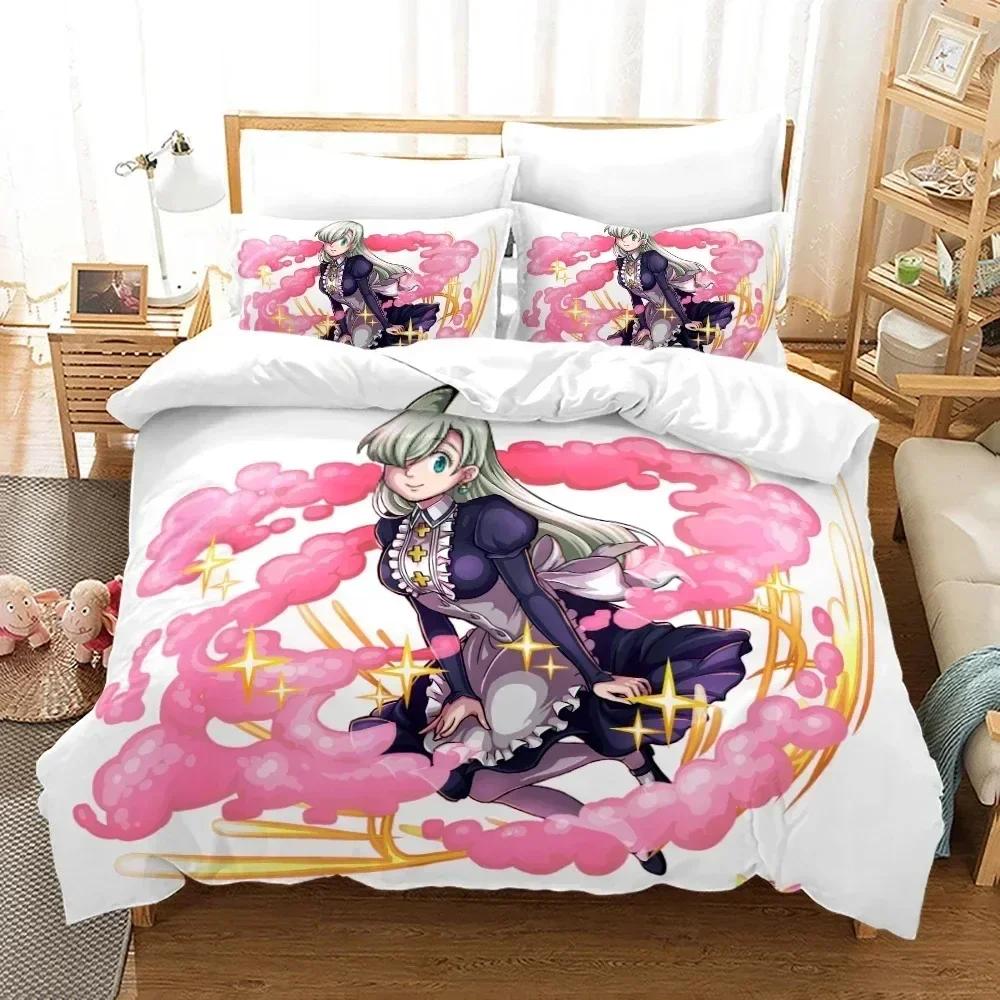 The Seven Deadly Sins Bedding Set Single Twin Full Queen King Size Bed Set Teenager Bedroom Duvet Cover Sets Bed Sheet