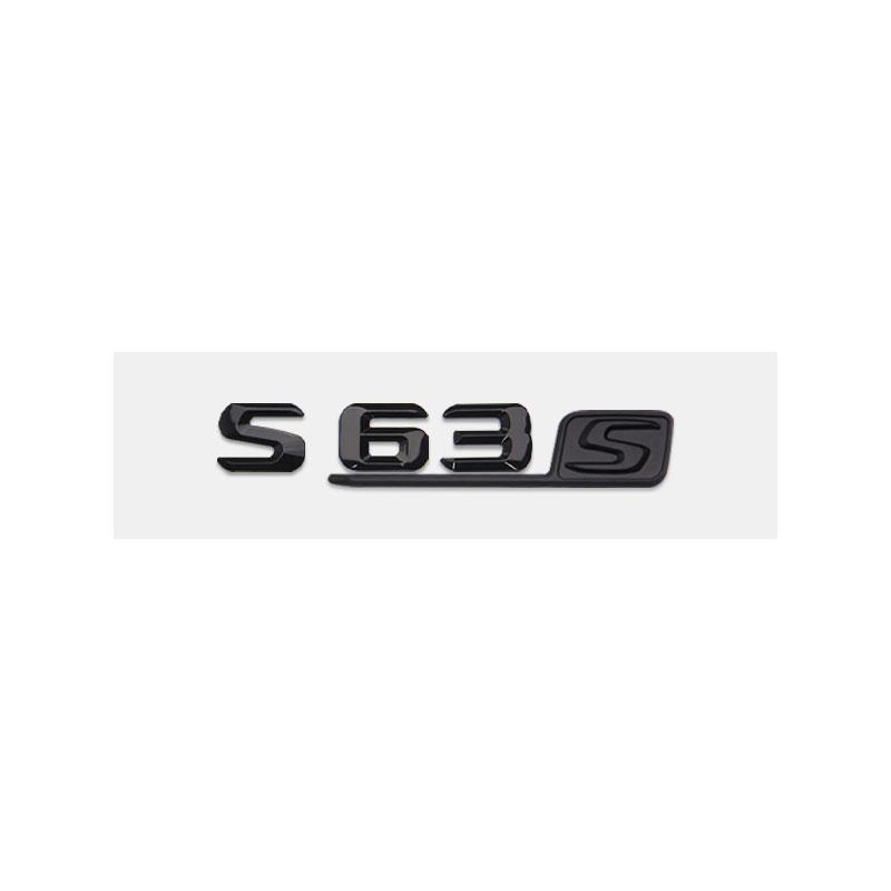 S63S logo badge car stickers for Mercedes Benz S63 refitted Sclass 6.3AMG fender side labelflag new old rear trunk displacement JO7