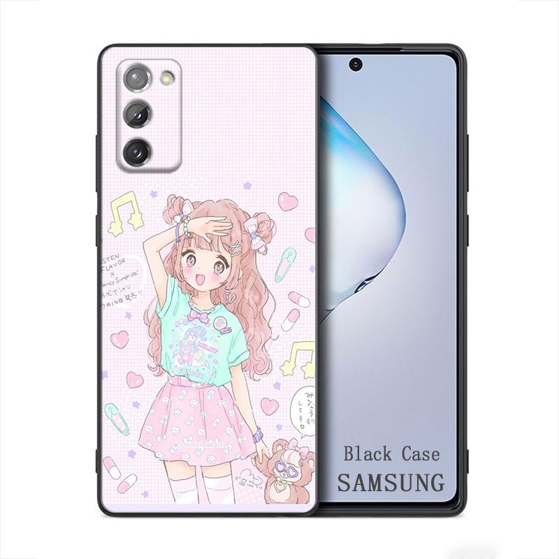 Kawaii аниме милая красивая девушка Samsung Galaxy A91 A73 A72 A71 A53 A52 A7 M62 M22 M30s M31s M33 M52 F23 F41 F42 5G чехол для телефона