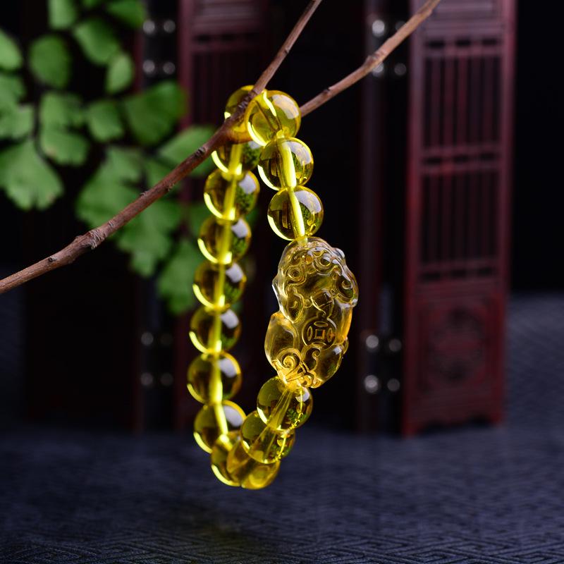 Обсидиановый браслет унисекс