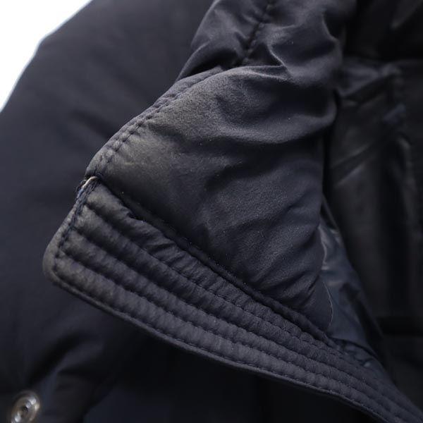 Uniqlo Бесшовное пуховое пальто S Темно-синее Женское Б/У