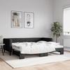 VidaXL Daybed with Trundle Bed Black 90x190 Cm Fabric 3196590