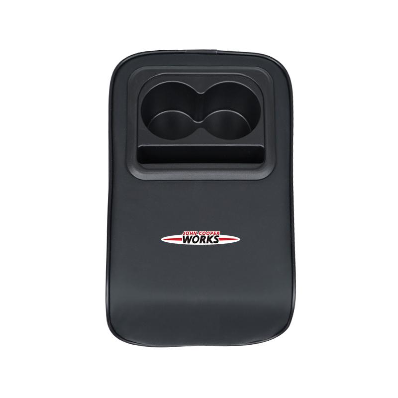 Car Armrest Storage Box Pad Leather Elastic Sponge Auto Center Armrest Protective Cushion Cup Holder For Mini Cooper One JCW F54 mjewr55