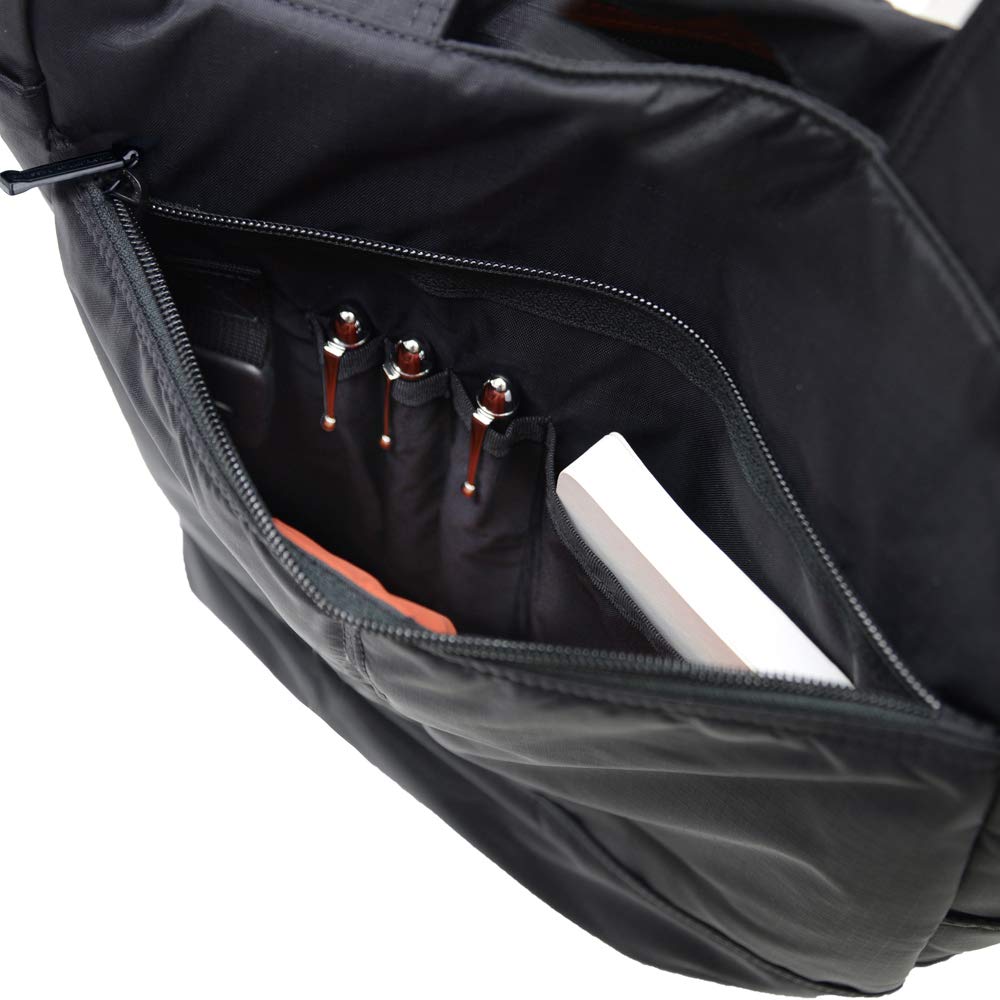 2503BK Стильная сумка-тоут унисекс [Manhattan Passage] «Commuter 2» (черный)