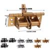 3Pcs Self Closing Spring Door Hinge 90 Degree Positioning Automatic Door Closers Hinge Hardware for Wood Door Cabinet