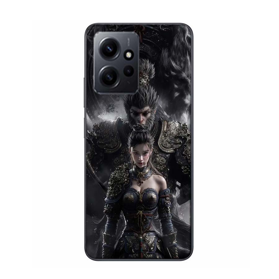Чехол для телефона Black Myth Wu Kong для Redmi Note 14 15 Pro 5G 13 12 Pro Plus 11 11T 11E 11S 10 Pro 10S 9 9S, прозрачный силиконовый чехол