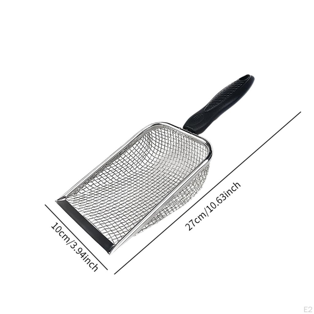 Совок для кошачьего туалета, сито для домашних животных, очиститель для кошачьего туалета с песком, сетчатый совок с ручкой