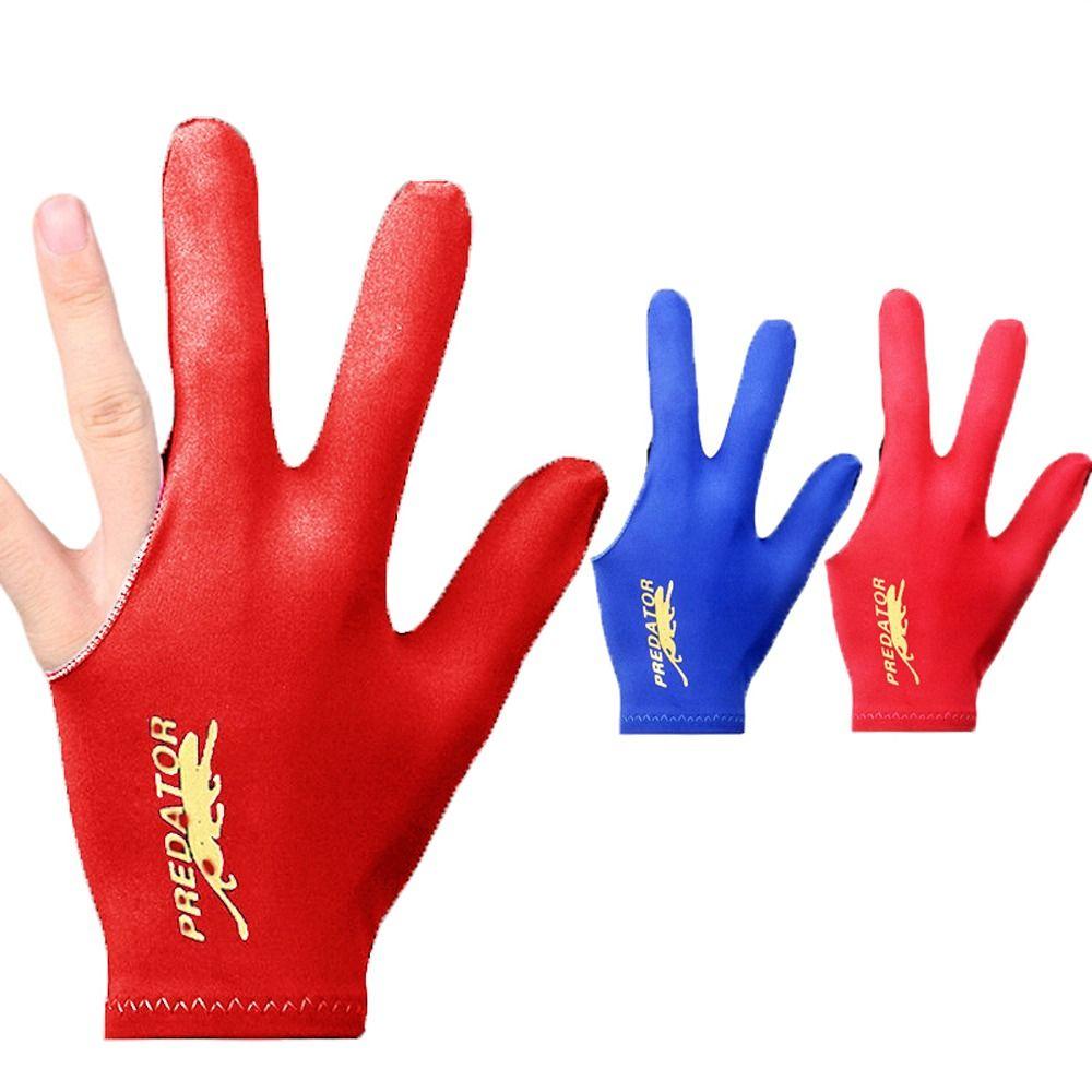 Snooker Gloves Leopard Three Finger Billiard Gloves Letter Snooker Billiard Gloves Left Hand Gloves