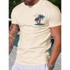 Summer Casual Everyday Men's Short Sleeve Top Hawaiian Men's Fashion T-shirt Outdoor Beach Men's Crew Neck T-shirt 3D Print