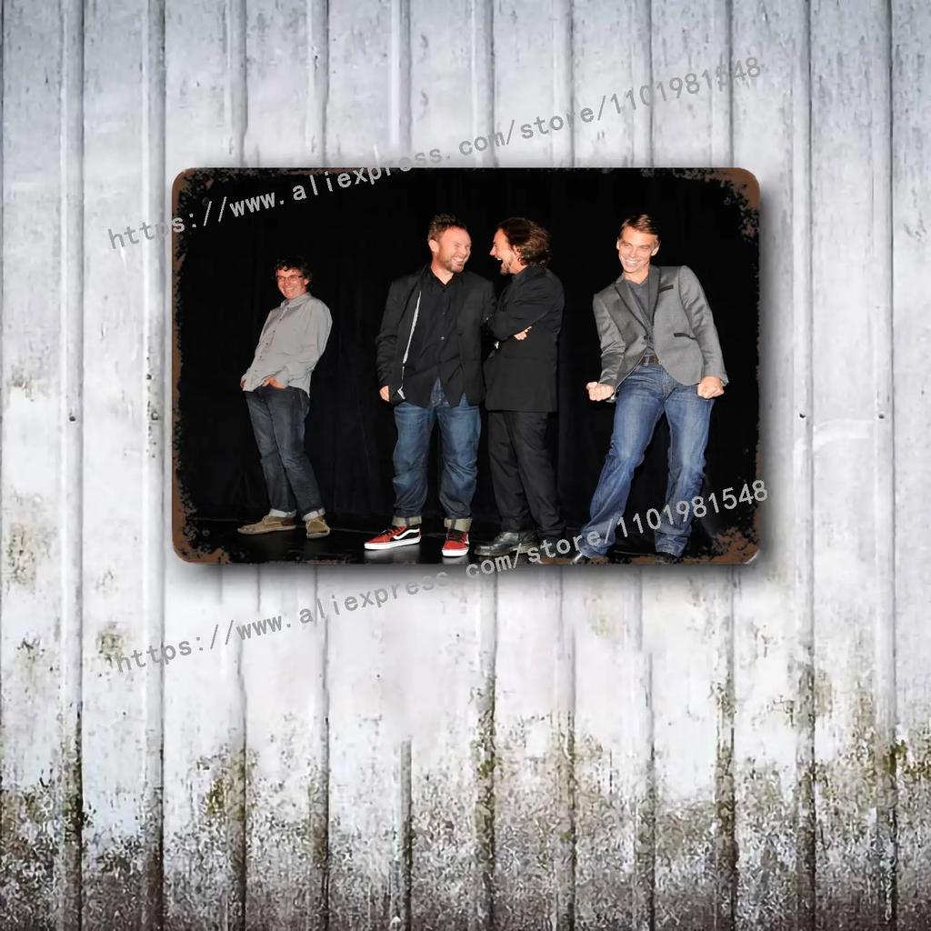 Металлический декор Pearl Jam Band Постер Винтажная жестяная табличка Металлическая табличка Декоративная табличка для паба, бара, мужской пещеры, клуба, украшение стены