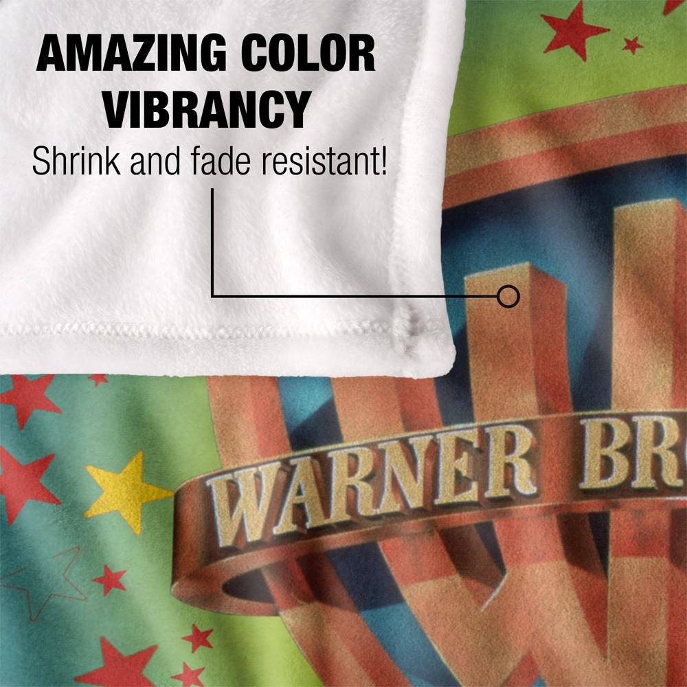 Warner Bros Silky Coloured Bugs Bunny Supersoft Blanket
