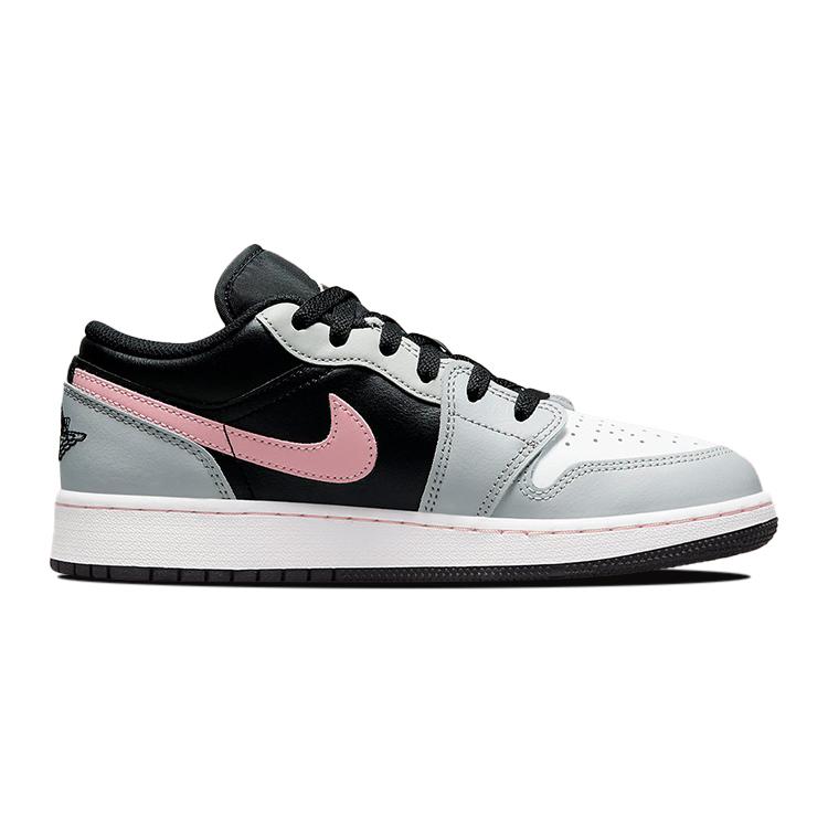 Jordan 1 Low 'Black Grey Pink' GS 553560-062