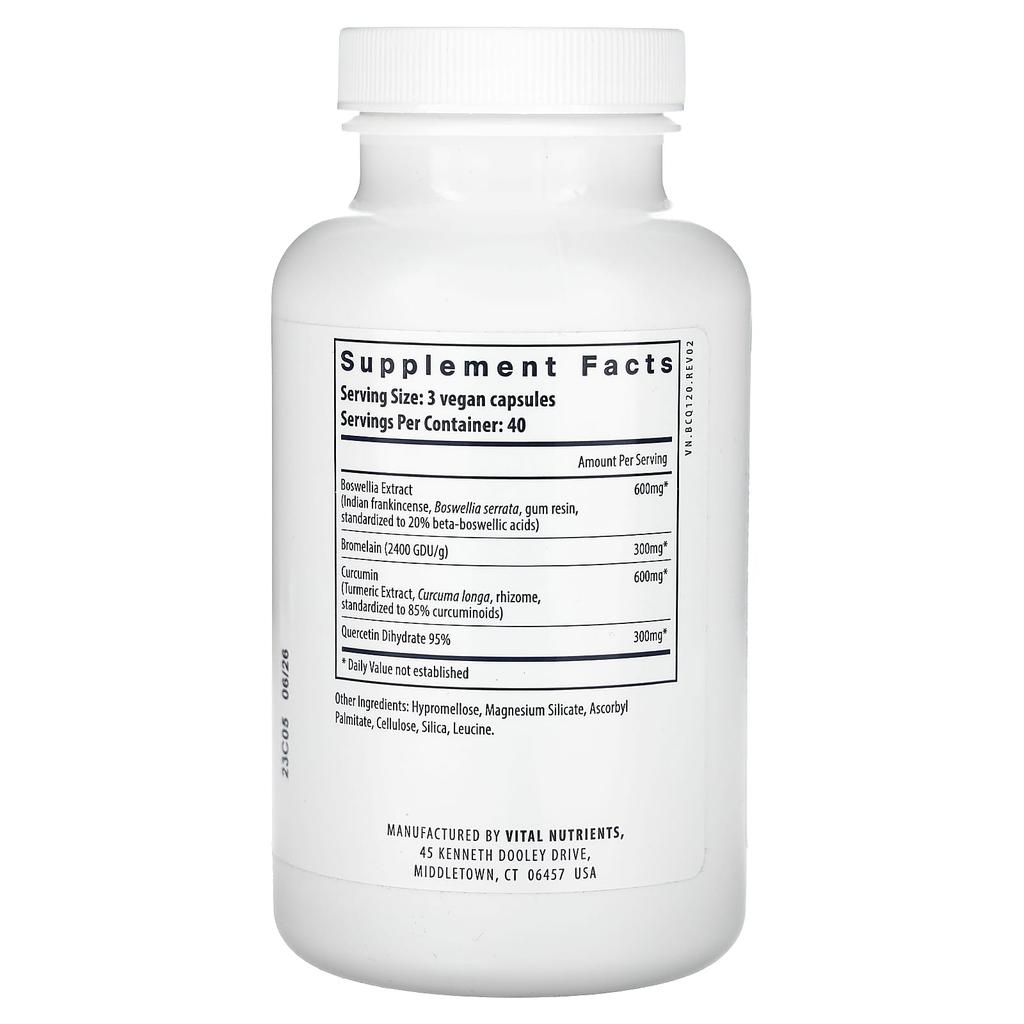 Bcq, Veggie Capsules 120 Tablets