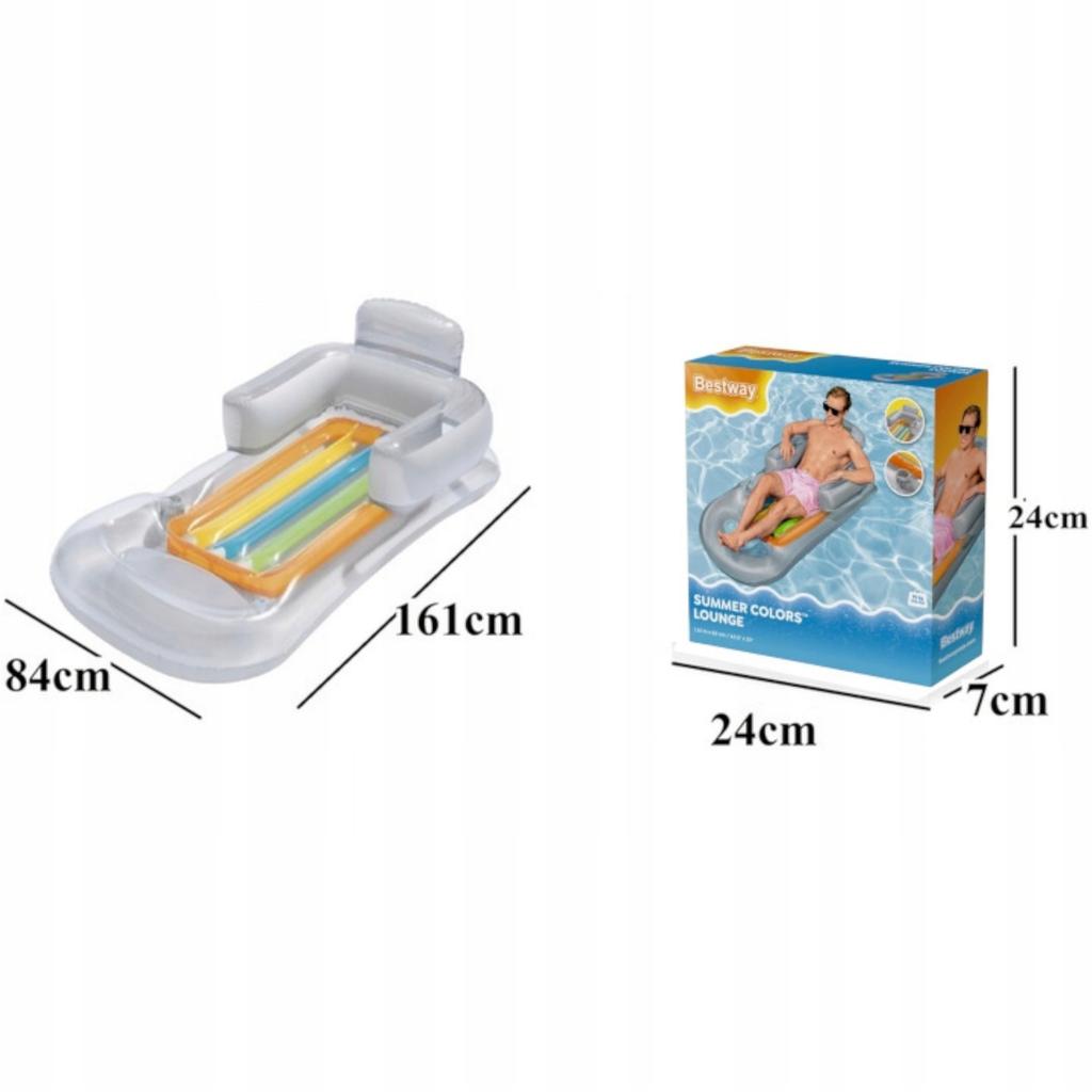 Materac Dmuchany Do Pływania 90 Kg Bestway 43028S