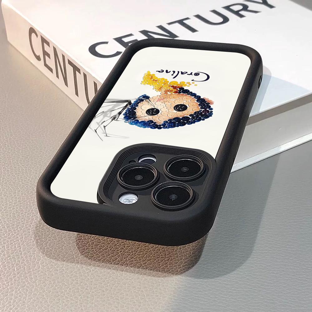 Аниме C- Коралина Чехол для телефона для iphone 17 16 Air 15 14 13 11 12 Pro Max Plus мягкий чехол