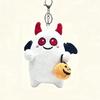 Kawaii Halloween Ghost Plush Keychain Funny Cartoon Plush Pendant Plush Toy  Kids Gift