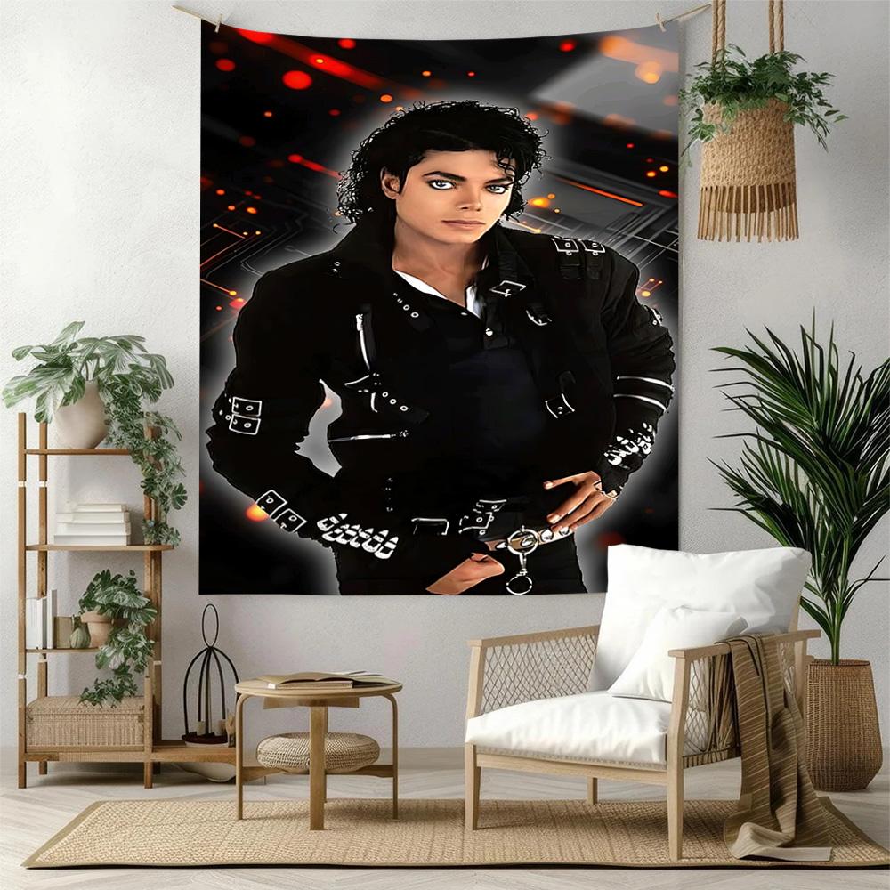 Michael Jackson Dance Moves Wall Decor Tapestry Art For Pet Memorial Birthdaywedding Party Backdrop Family Gift