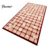 Indoor Holiday Decoration Christmas Bedroom Rug, Soft Imitation Cashmere Area Non-Slip Washable Festive Cozy Bedside Floor Covering Rug for Entryway,