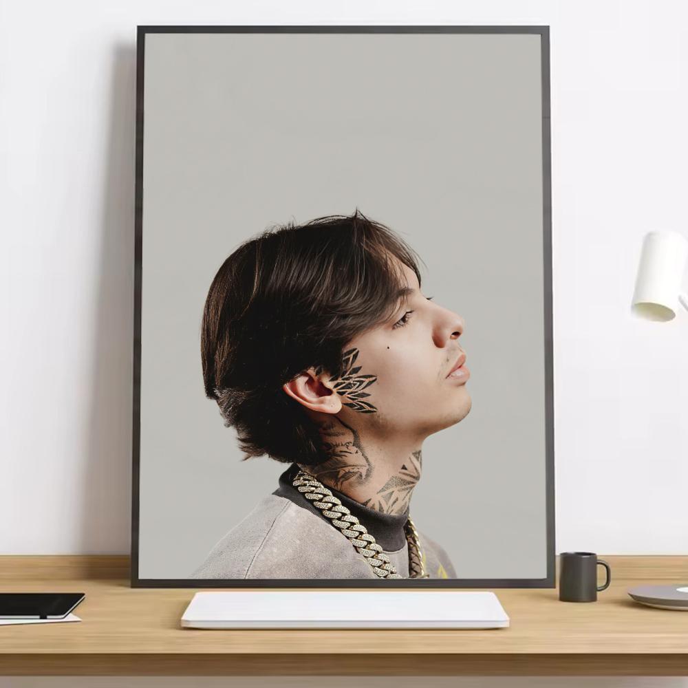 Rapper Natanael Cano Classic Calligraphy HD Canvas Poster living room bedroom bar aesthetic decoration