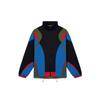 Li Ning CF Pursuit Of Dreams Theme Color Block Casual Sports Stand Collar Long Sleeve Jacket Unisex Jacket Black Moss-Green AJDSA89-6